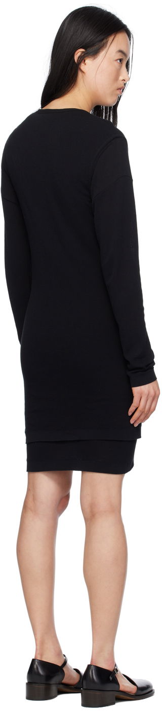 Mekko LEMAIRE Double Layer Minidress Musta | DR1066 LK1016, 2