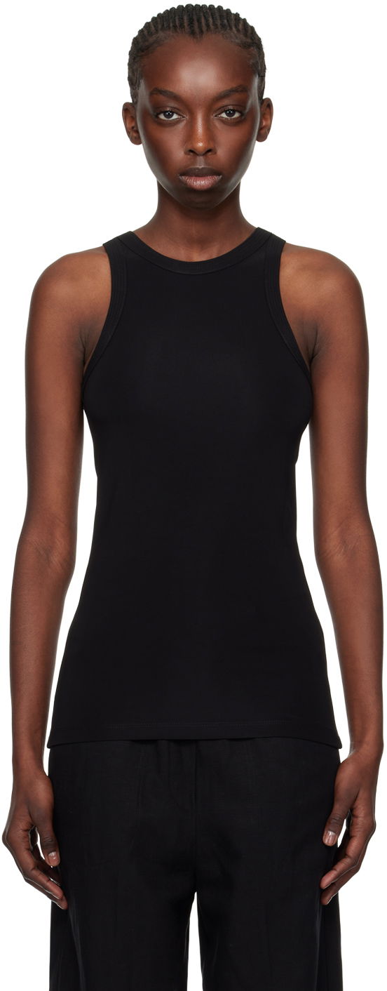 Tankkitoppi TOTEME TOTEME Fluid Tank Top Musta | 242-WRT1727-FB0162