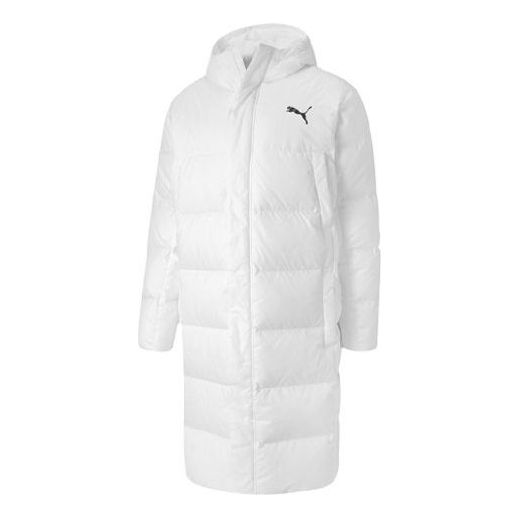 Puffer takki Puma Long Oversized Down Jacket Valkoinen | 585403-02, 0