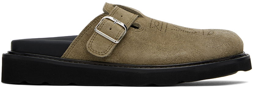 Vaatteet KENZO Kenzo Paris 'Kenzo Matto' Clogs Vihreä | FE52MU050L56