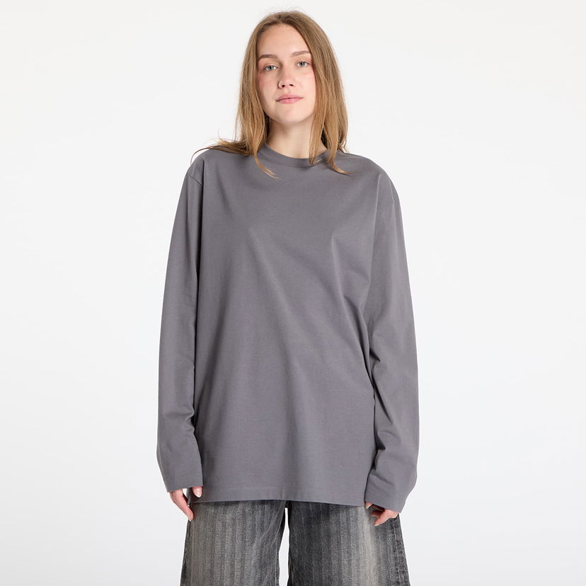 T-paita Y-3 Y-3 Graphic Long Sleeve Top Harmaa | KE5095