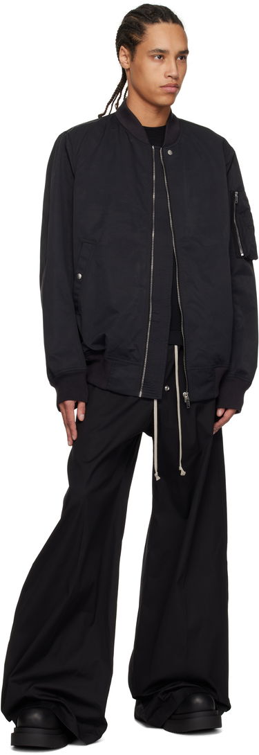 Bomber-takki Rick Owens Rick Owens DRKSHDW Hollywood Classic Flight Bomber Jacket Musta | DU01E3774 MU, 3