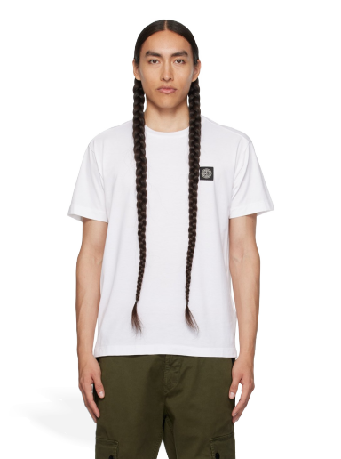 T-paita Stone Island Patch Valkoinen | 791524113