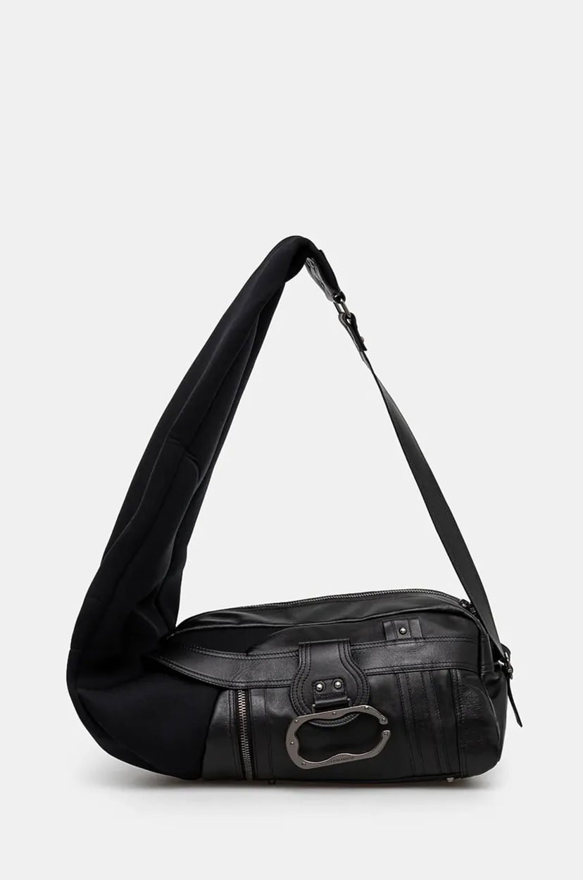 Olkalaukku Ottolinger Ottolinger Neoprene Leather Bag Musta | 1272101921