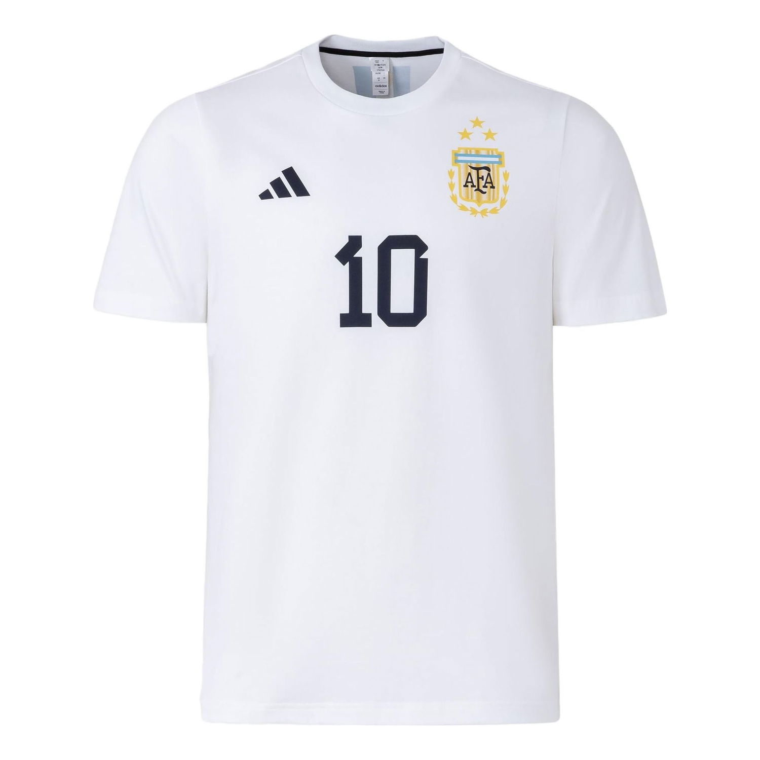 T-paita adidas Originals Messi Name And Number Tee Valkoinen | IW3614, 0