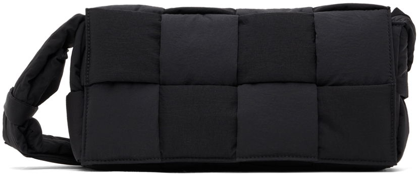 Olkalaukku Bottega Veneta Bottega Veneta Padded Cassette Messenger Bag Musta | 749878 VBO81
