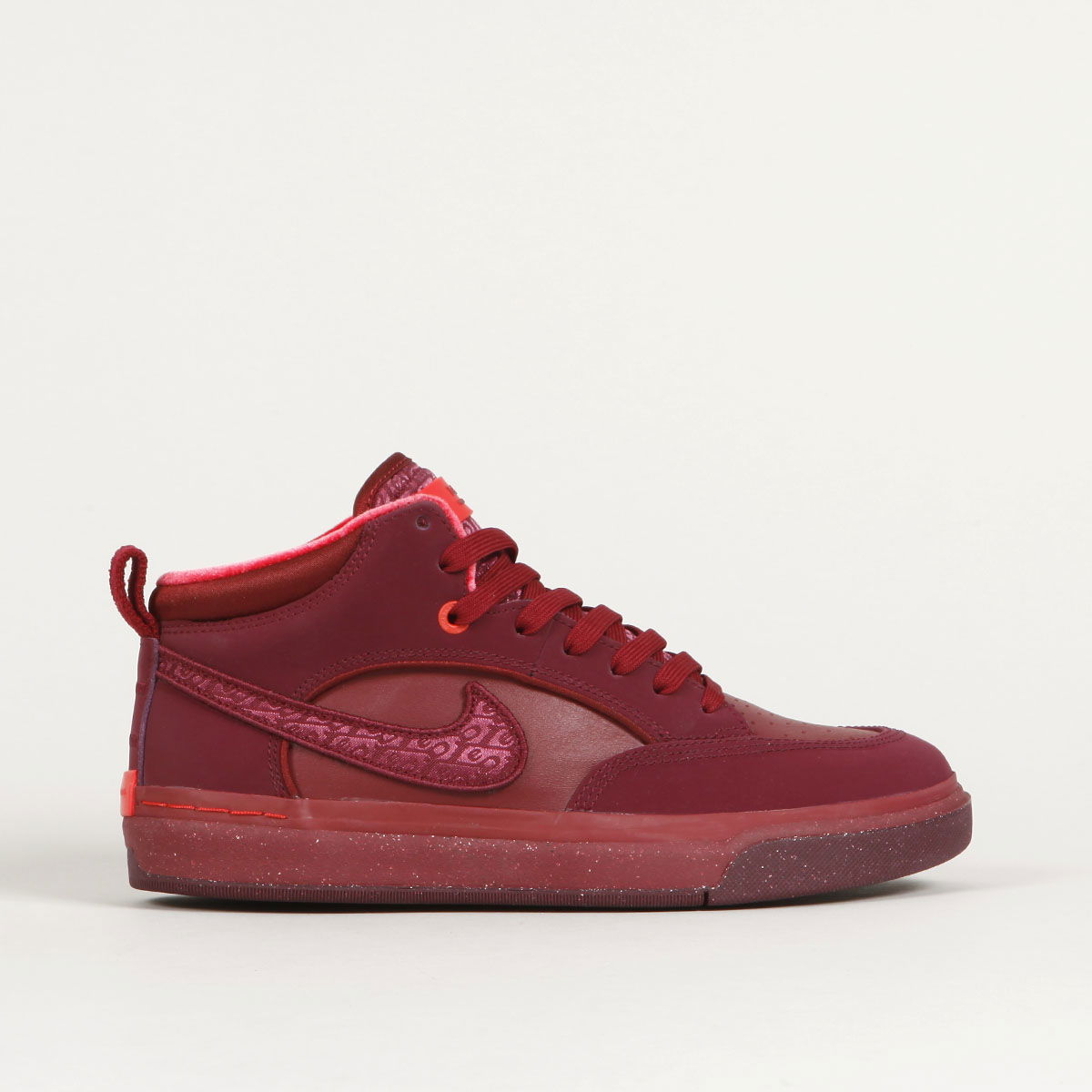 Tennarit ja kengät Nike SB React Leo Prm Dark Beetroot Red Burgundia | FQ7639-600, 0