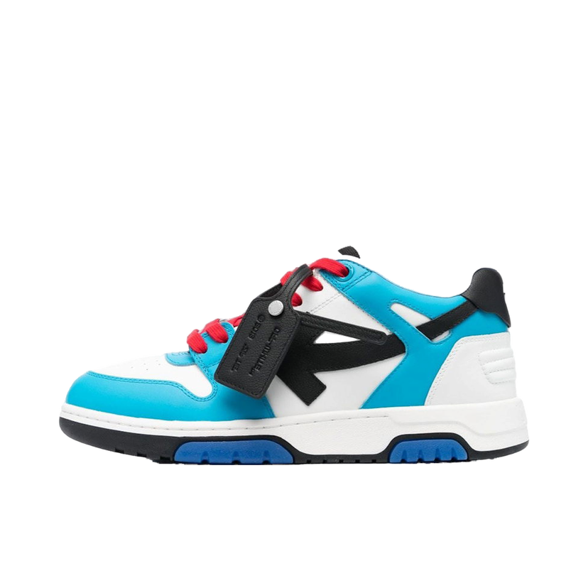 Tennarit ja kengät Off-White Out Of Office OOO Low Tops White Arctic Blue Red Sininen | OMIA189S23LEA0014510