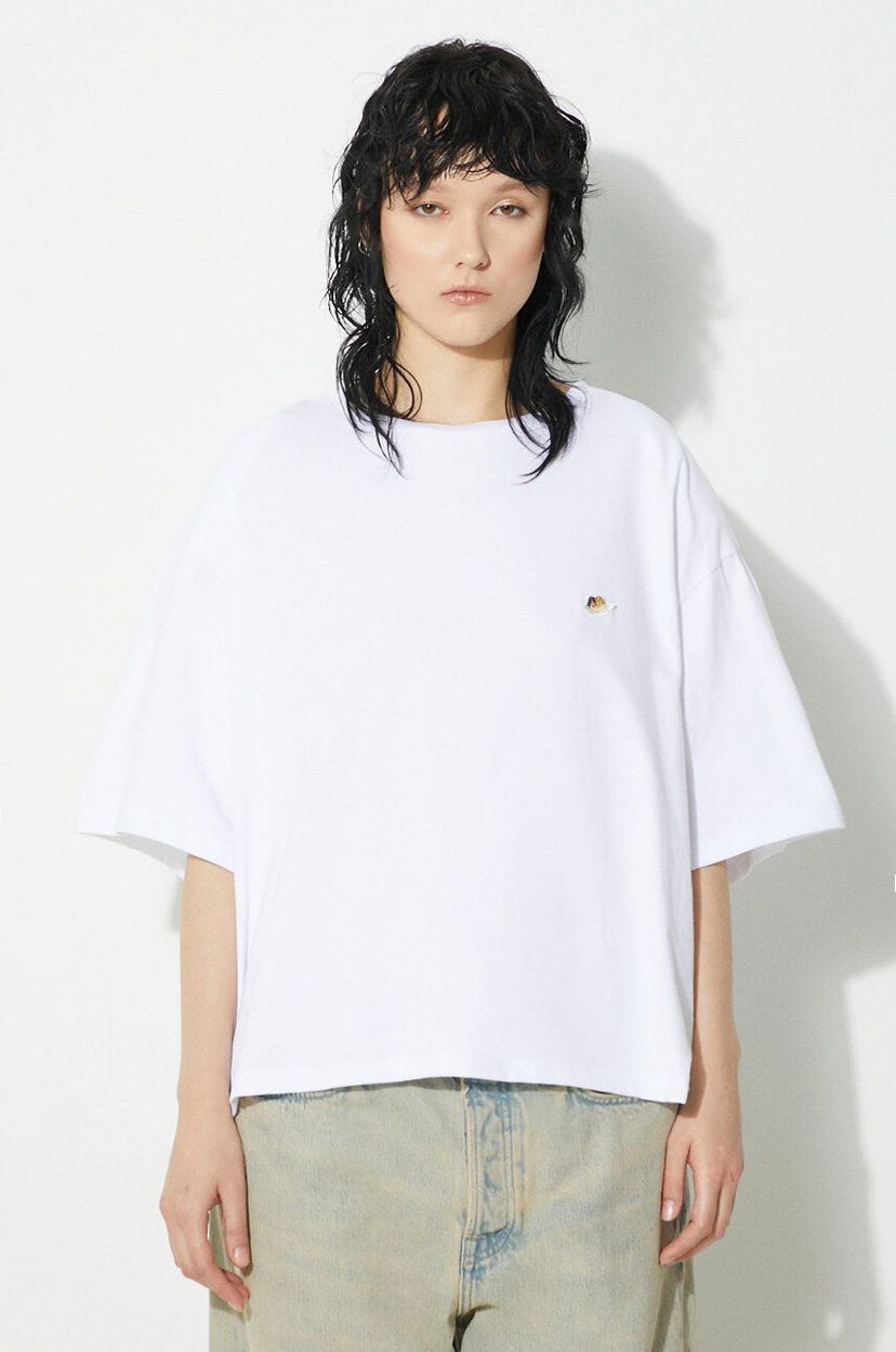 T-paita Fiorucci Fiorucci Angel Patch Padded T-Shirt Valkoinen | M01FPTSH105CJ01WH01