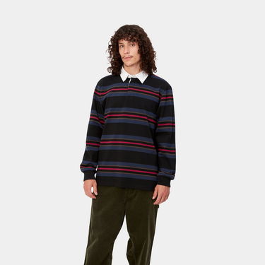 Paita Carhartt WIP Oregon Rugby Shirt Tummansininen | I032214_1PI_XX, 3