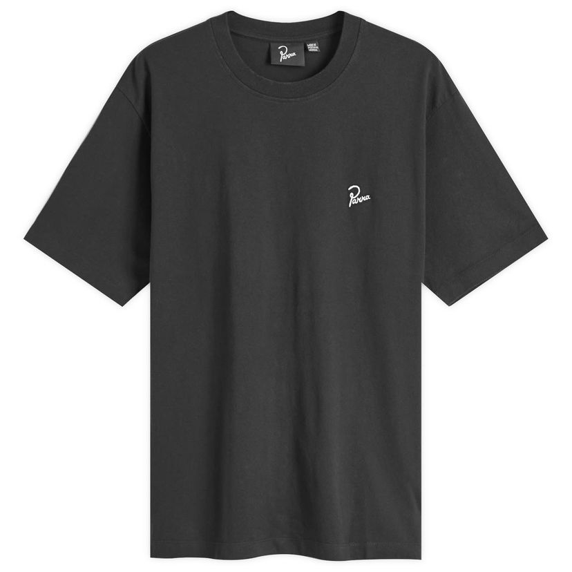 T-paita By Parra Parra Signature T-Shirt, Size Large Musta | 54117-BLK