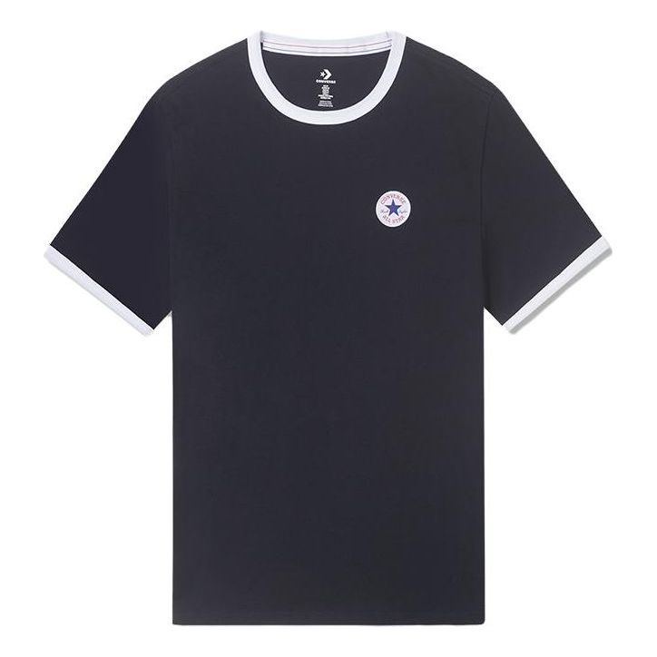 T-paita Converse Short Sleeve Ringer Tee Tummansininen | 10025909-A03