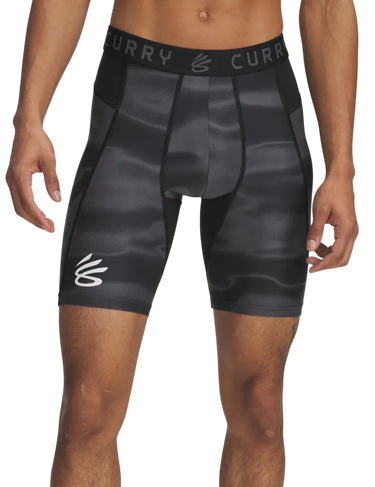 Shortsit Under Armour UA Curry HG Printed Compression Shorts Musta | 1379829-003, 0