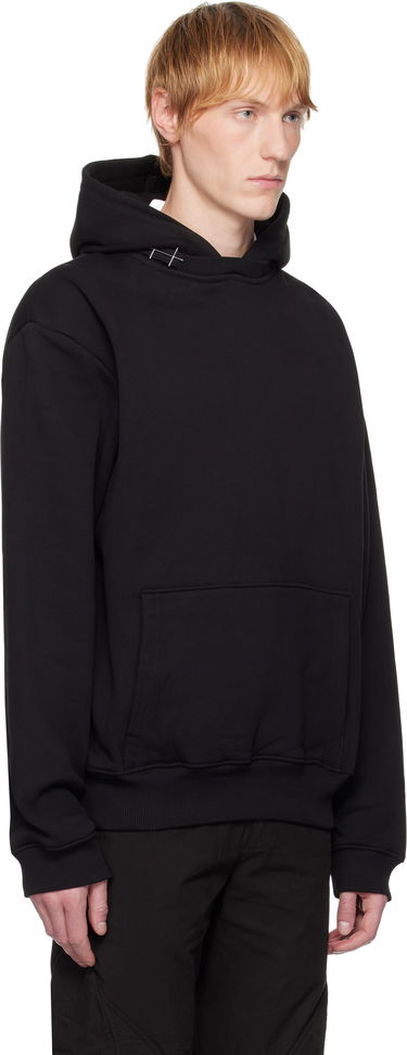 Huppari HELIOT EMIL HELIOT EMIL Pietra Hoodie Musta | SS25_M_08_076_BLK01, 1