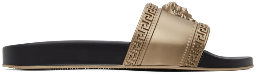 Tennarit ja kengät Versace Versace Palazzo Pool Slides Musta | DSU5883 DGOLG