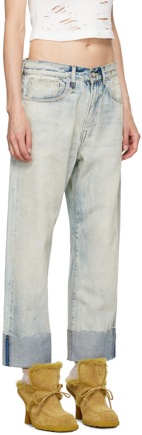 Jeans R13 R13 Cuffed X-Boyfriend Jeans Sininen | R13WD111-D218C, 1