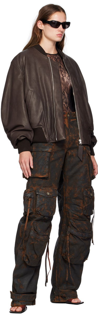 Cargo housut The Attico The Attico Fern Cargo Pants Ruskea | SPEWCP180 C106, 3