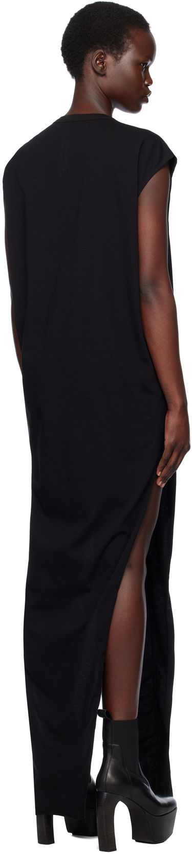 Mekko Rick Owens Rick Owens Hollywood Classic Arrowhead Maxi Dress Musta | RP01E7514 JA, 2