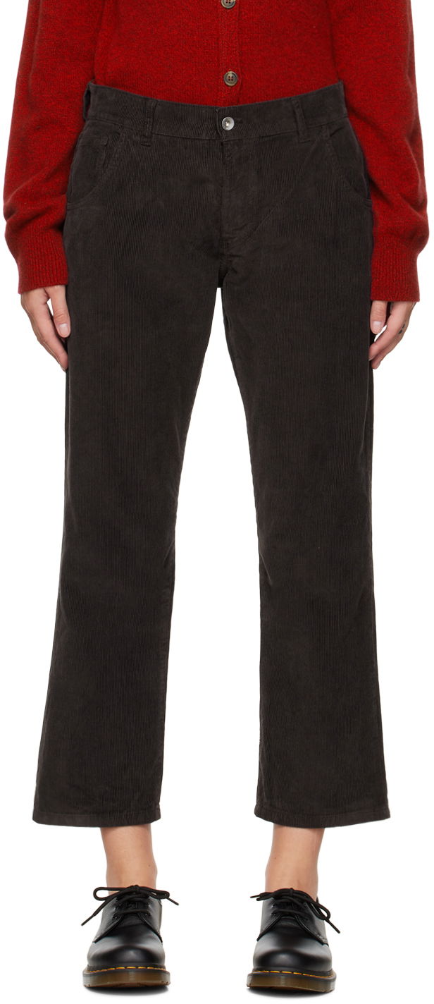 Housut YMC Corduroy Pants Ruskea | Q4TAL