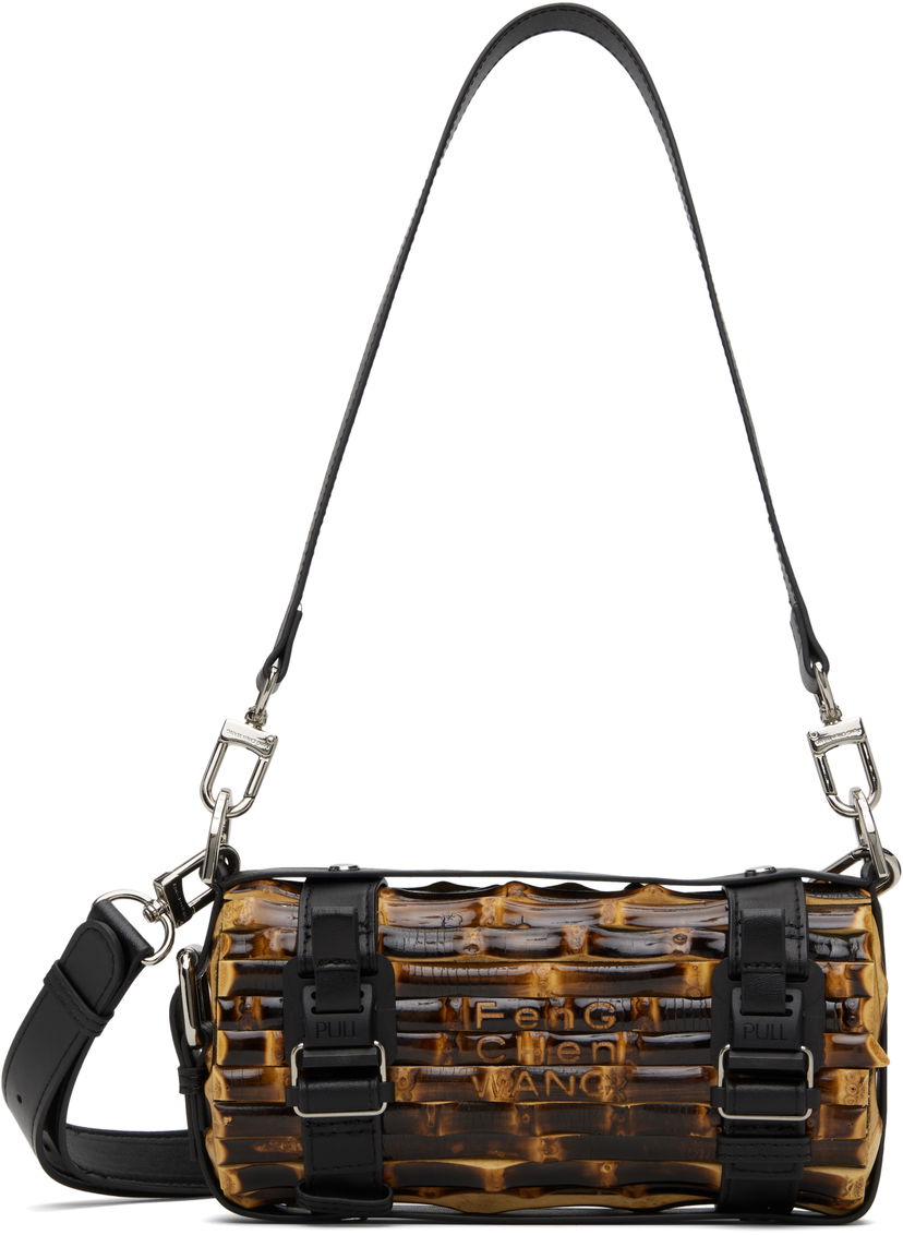 Käsilaukku Feng Chen Wang Feng Chen Wang Cylindrical Bamboo Bag Keltainen | FENG19AC10