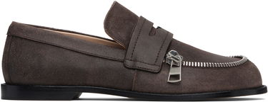 Tennarit ja kengät JW Anderson Suede Zipper Biker Loafers Ruskea | MC0002-LA0319, 0