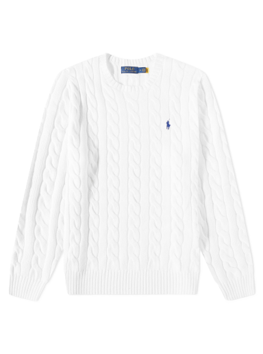 Villapaita Polo by Ralph Lauren s Cotton Cable Valkoinen | 710775885033
