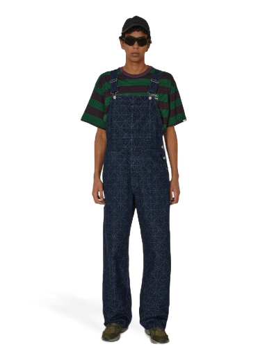 Jeans KENZO Levi’s® x Printed Denim Overall Tummansininen | FD65DCN43LE3 DM
