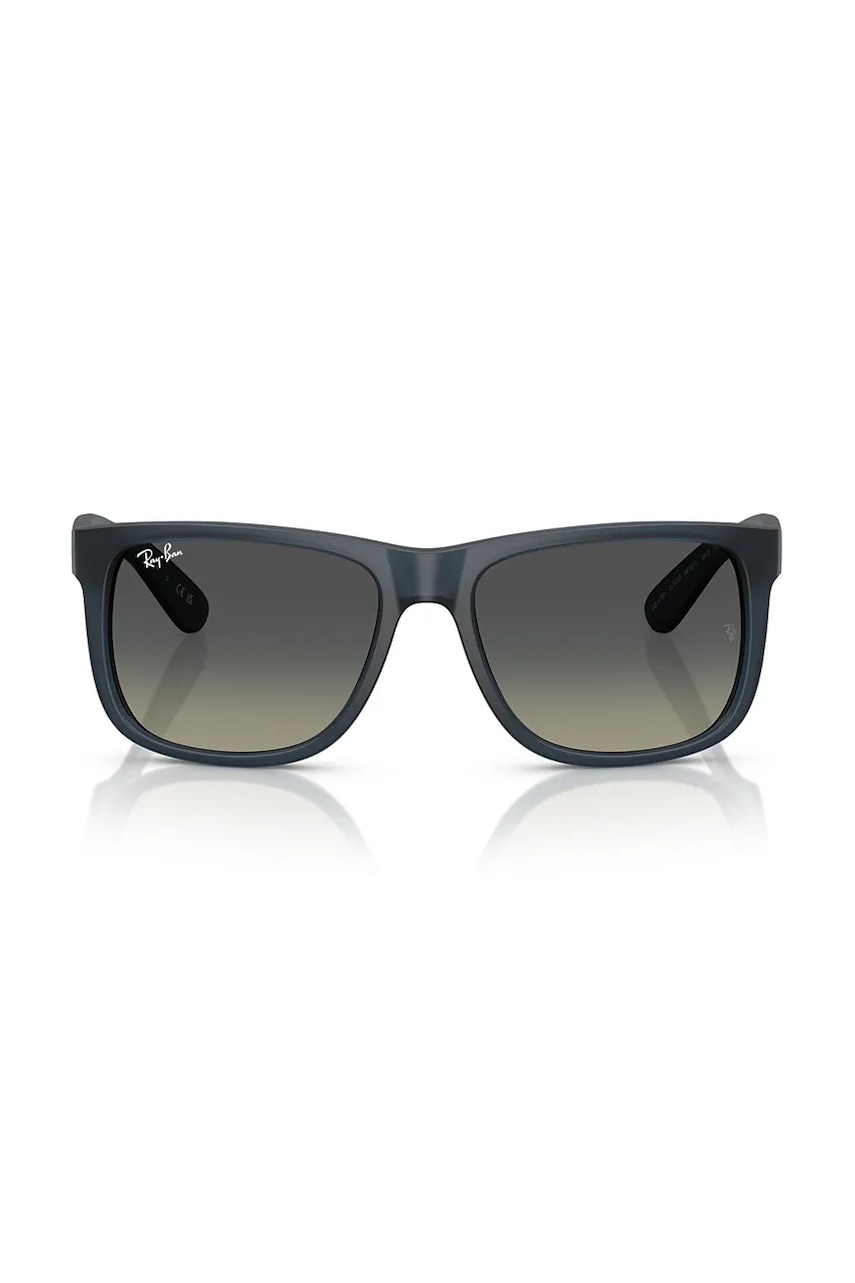 Aurinkolasit Ray-Ban JUSTIN Gradient Rectangular Frame Sunglasses Harmaa | 0RB4165, 1