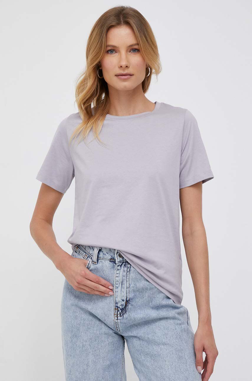 T-paita CALVIN KLEIN Round-neck Tee Violetti | K20K205410, 0