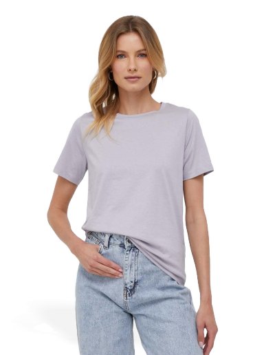 T-paita CALVIN KLEIN Round-neck Tee Violetti | K20K205410