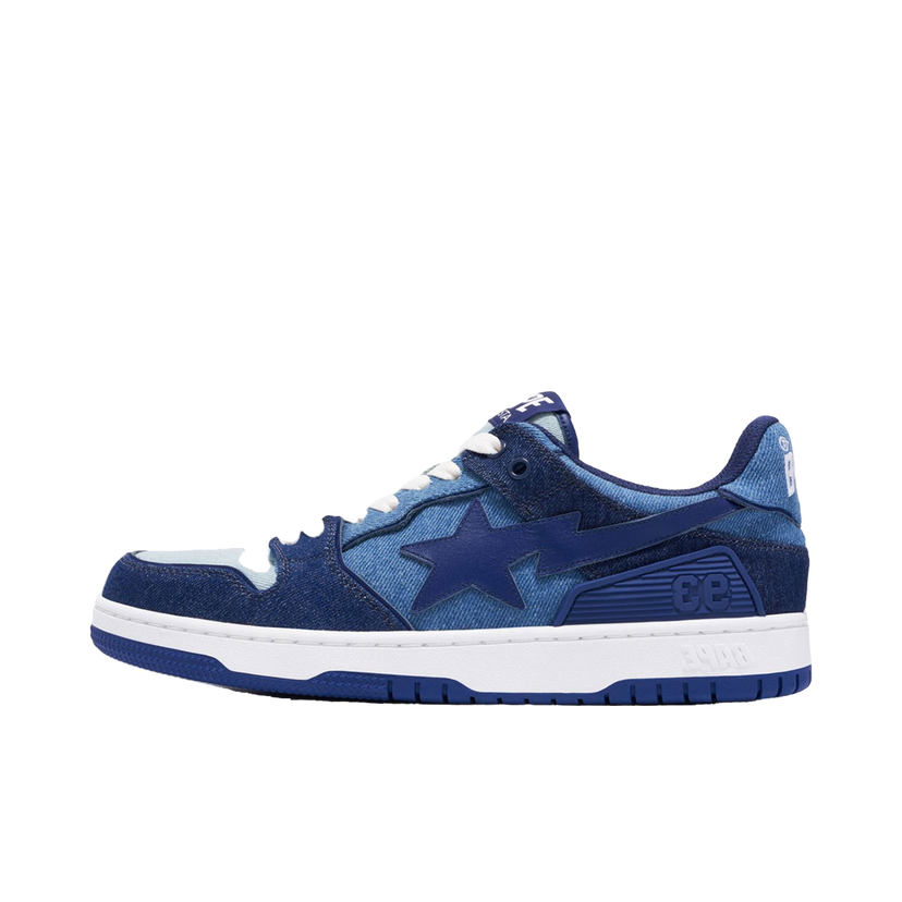 Tennarit ja kengät BAPE A Bathing Ape Sk8 Sta "Indigo Denim" Tummansininen | 001FWJ301022_ING/001FWJ302022_ING