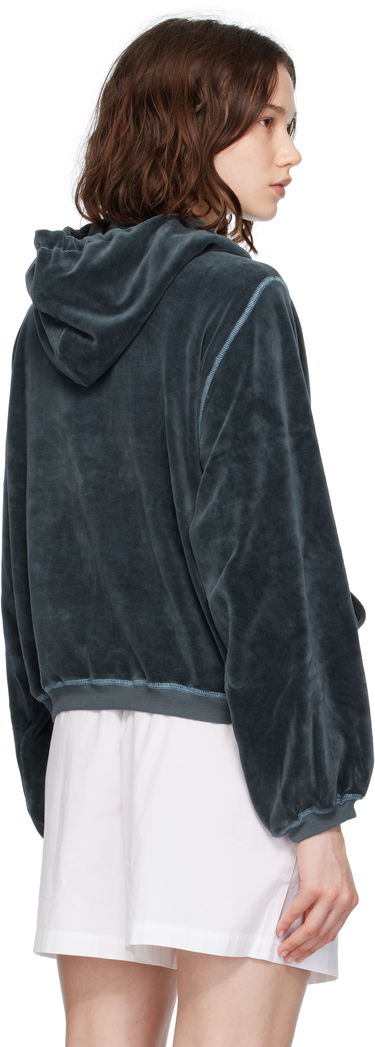 Huppari Baserange Baserange Pillow Velour Hoodie Harmaa | FPIH-VE-SU25, 2