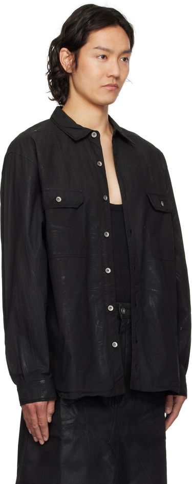 Paita Rick Owens Rick Owens DRKSHDW Hollywood Jumbo Overshirt Harmaa | DU01E3297 PF, 4