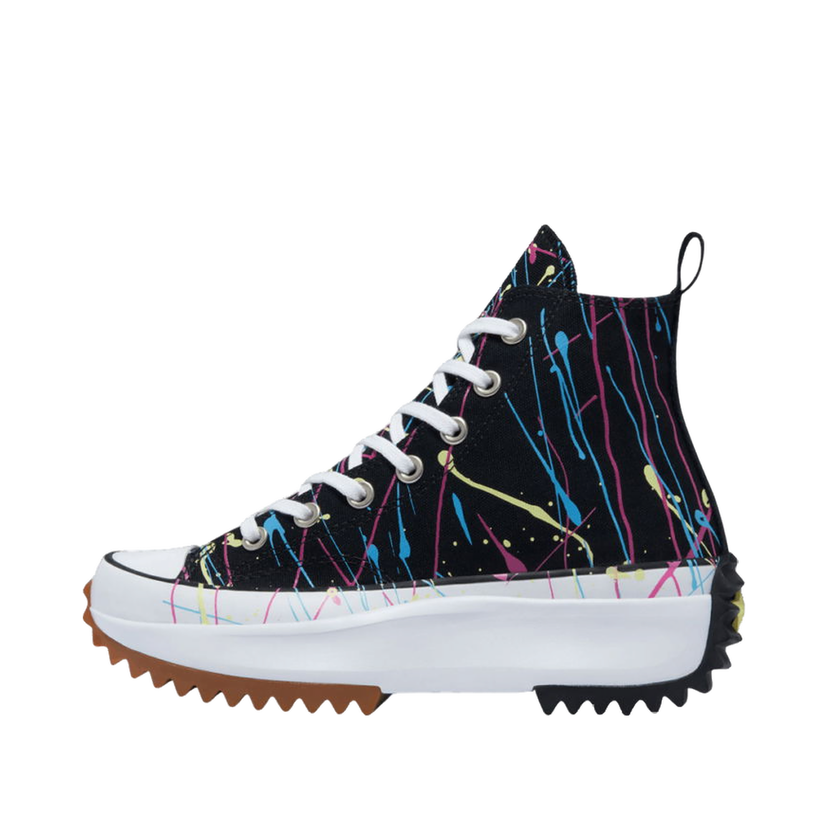 Tennarit ja kengät Converse Run Star Hike Hi Paint Splatter Black W Musta | 571872C