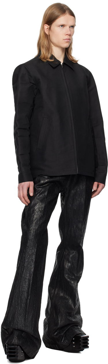 Takki Rick Owens Rick Owens Hollywood Heavy Brad Jacket Musta | RU01E5764 FH, 3