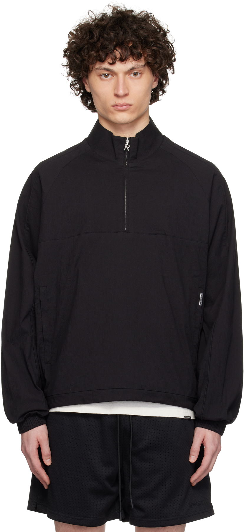 Tuulitakki Represent Clo Represent Quarter Zip Jacket Musta | MLM1805