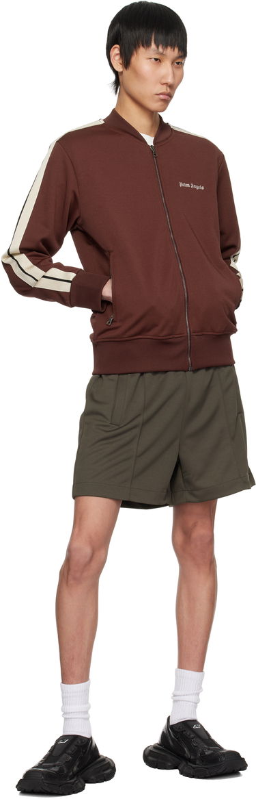 Bomber-takki Palm Angels Palm Angels Classic Logo Track Jacket Ruskea | PMBD061S25FAB0012803, 3
