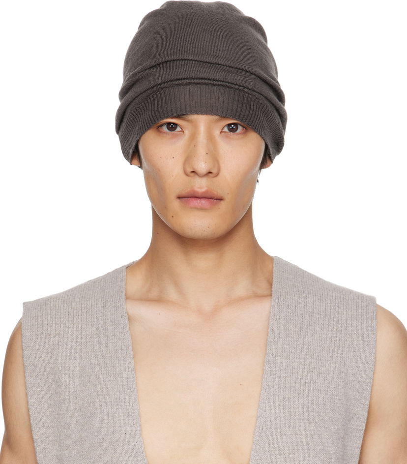Pipo Rick Owens Rick Owens Concordians Beanie Harmaa | RU02E1494 WS