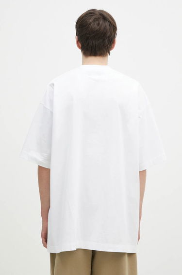 T-paita VETEMENTS Oval Logo Oversized T-Shirt Valkoinen | UA66TR605W, 2
