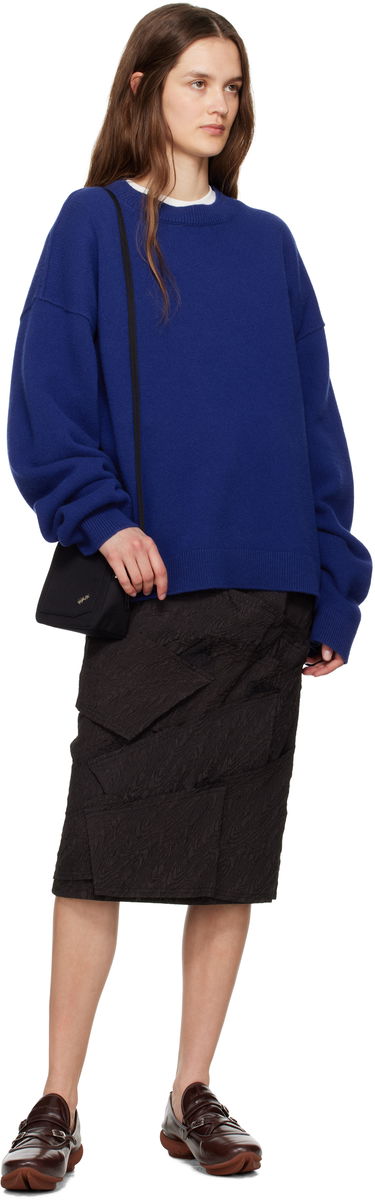 Hame ADER ERROR ADER error Raw Edge Midi Skirt Musta | BO01SSSK0203BK, 3