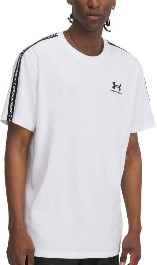 T-paita Under Armour UA Icon HWT Taping T-Shirt Valkoinen | 1390300-100