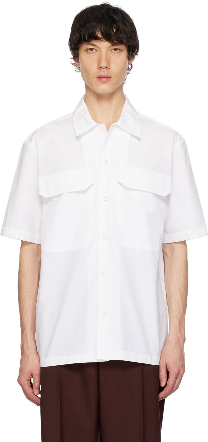 Paita Jil Sander Heavy Shirt Valkoinen | J22DL0194_J45002