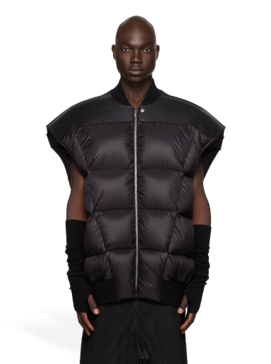 Liivi Rick Owens Jumbo Flight Down Vest Musta | RR02C7715 LGENP3