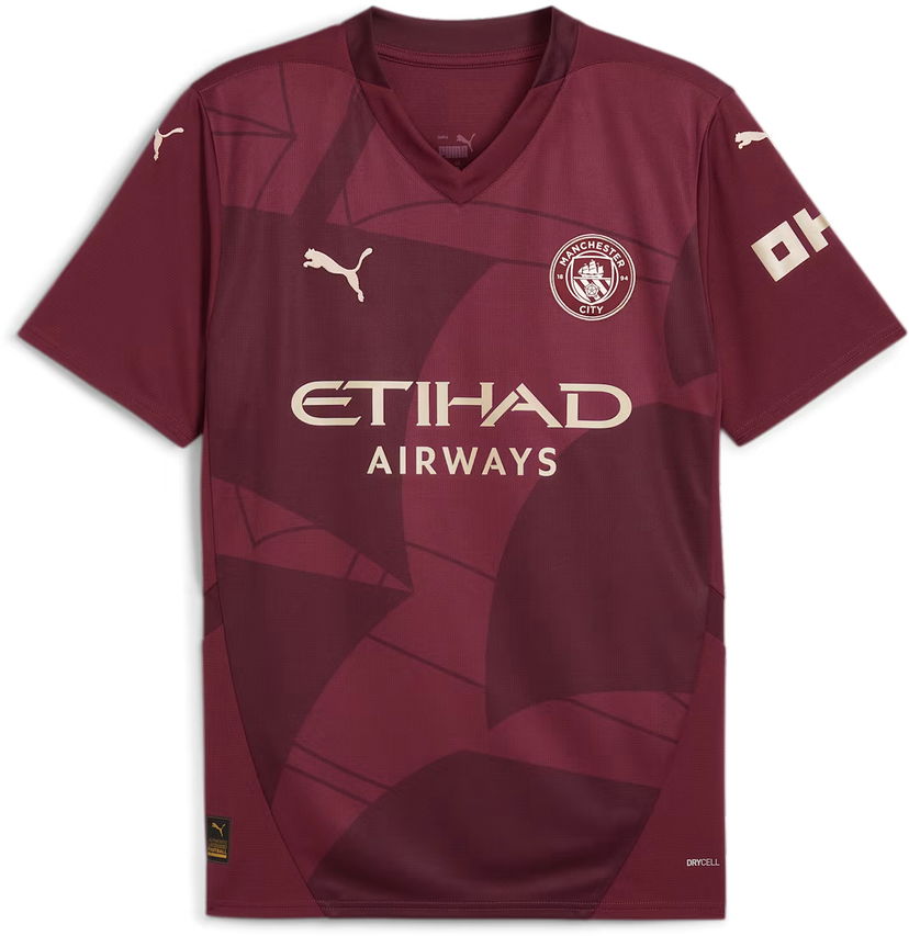 Jersey Puma Manchester City 2024/25 3rd Jersey Burgundia | 775201-03