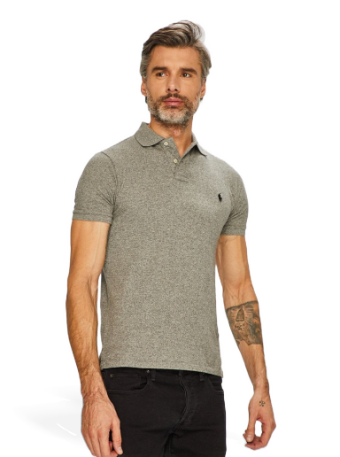 Poolopaita Polo by Ralph Lauren Slim Fit Polo Harmaa | 710548797011