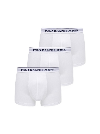 Nyrkkeilijät Polo by Ralph Lauren Cotton Trunk - 3 Pack Valkoinen | 714835885001