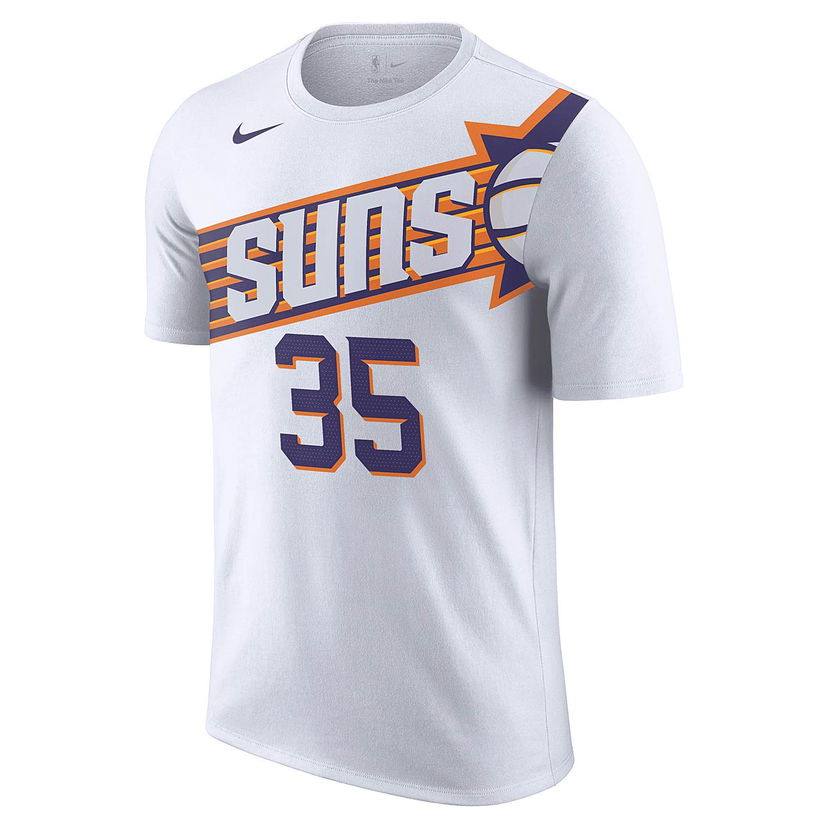 T-paita Nike NBA PHOENIX SUNS ASOSSIATION N&N T-SHIRT KEVIN DURANT, WHITE/(DURANT KEVIN) Valkoinen | FD9807-101