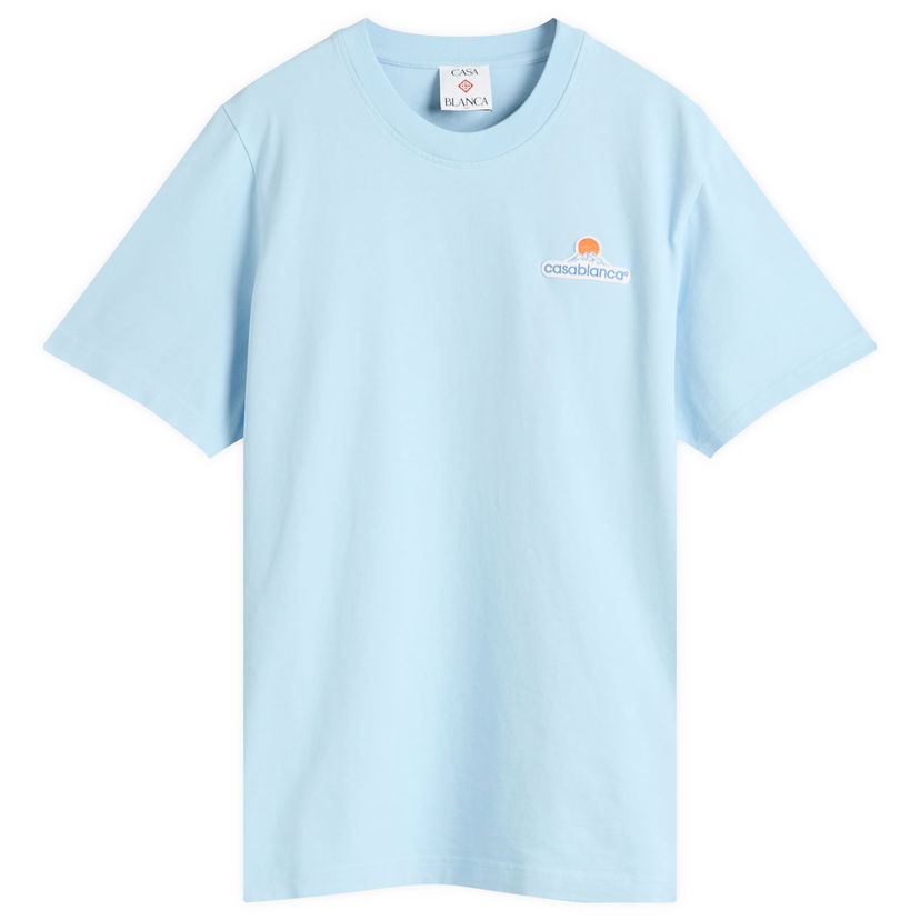 T-paita Casablanca Casablanca Montagne Patch T-Shirt, Size Large Sininen | MPF25-JTS-001-07