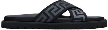 Tennarit ja kengät Versace Versace Greek Ribbon Sandals Musta | 1016188_1A13481, 0