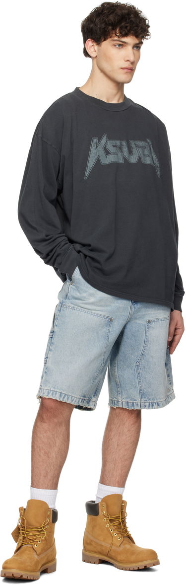 T-paita Ksubi Ksubi Electric Ekcess Long Sleeve T-Shirt Harmaa | MPS25TE046, 3